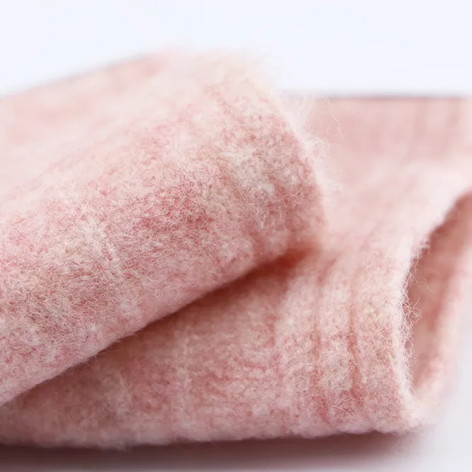 Fil moulu en laine teint, fil spécial pull en laine rose clair, fait de fil fantaisie en laine 5% 28% nylon 61% acrylique 6% spandex