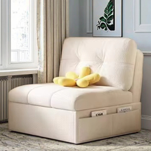 Hiện đại hợp thời trang ghế đơn vải <span class=keywords><strong>sofa</strong></span> giường hình vuông cho phòng khách nhỏ - Product Image 1