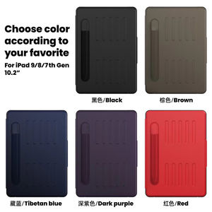 Étui à double support magnétique pour tablette avec fente pour carte et stylo pour <span class=keywords><strong>iPad</strong></span> <span class=keywords><strong>Air</strong></span> 10.9 2024 Étui en cuir intelligent trois en un - Product Image 6