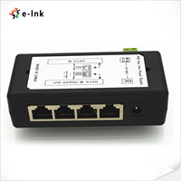 Alimentation PoE Passive Ethernet rapide 100M, 4 Ports, injecteur PoE 12V