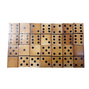 Jeu de dominos double six en résine antique fait main de qualité supérieure – Jeu de table de luxe avec logo personnalisé - Product Image 3