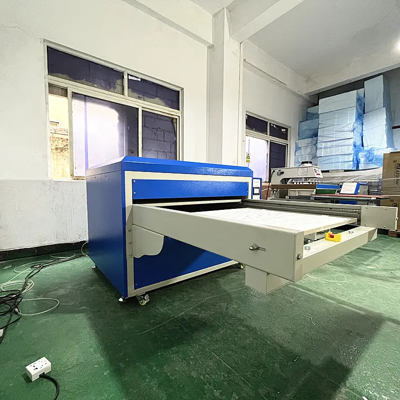 Large Format Double Place Sublimation Heat Press Machine Big Size Heat Press For Sale 100*120CM