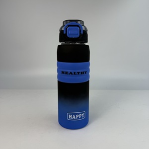 Bouteille en plastique de sport avec couvercle en paille Bonce Bouteille à boire portable d'été de grande capacité - Product Image 6
