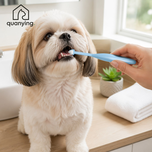 Brosse de toilettage multi-animaux Quanying à poils doux pour chien, chat, lapin et petits animaux, pour démêler et masser - Product Image 1