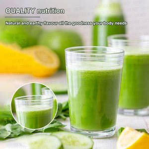 Sağlıklı bağırsakları, probiyotikler ve Spirulina korumak için Superfood yeşil toz, lif lisanslı günlük takviyesi. - Product Image 4