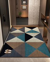 Tapis en polyester à poils ras, antidérapant, imprimé, moderne, écologique, fabriqué à la machine, lavable, pour salon, chambre et couloir, directement de l'usine