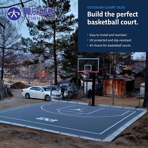Superficie para Cancha de Baloncesto al Aire Libre de 20x20 Pies, para Patio Trasero, con Baldosas Modulares Encajables para Canchas Deportivas - Product Image 3