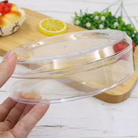 Boîte moulée par injection en PS transparente gaufrée personnalisée JNH025 avec pelliculage brillant pour emballage de sucre, gâteaux et aliments pour bébés – Design unique