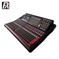 Console de mixage numérique professionnelle PA M24 Plus 24 canaux pour sonorisation de scène, Bluetooth, prise jack 3,5 mm, effets personnalisés, égaliseur complet, interfaces USB/XLR