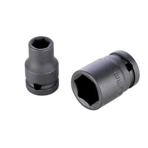 Clé à chocs pneumatique standard 1/2 pouce, taille métrique 8-32 mm, acier Cr-Mo, design peu profond à 6 points pour la réparation automobile - Product Image 1