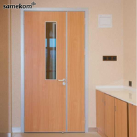 Fabricant usine portes d'hôpital personnalisées bureau clinique chambre de patient porte en bois aluminium