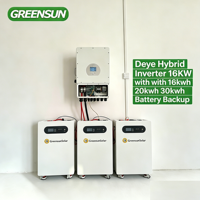Système solaire tout-en-un 16 kW et batterie 32 kWh pour une autonomie domestique optimale et des économies d'énergie