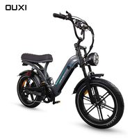 Vélo électrique City OUXI Q8 1000W, vélo électrique tout-terrain, 48V, double frein à disque, vélo électrique pour adultes