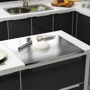 <span class=keywords><strong>Tavola</strong></span> in acciaio inossidabile addensata su due lati personalizzata per pasta grande per uso domestico Multi-funzionale tagliere da cucina Anti-stampo - Product Image 4