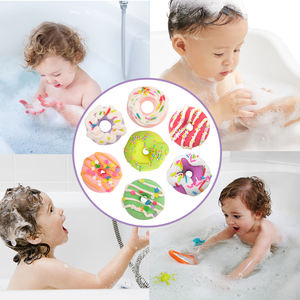 Grosir gelembung Vegan mandi aromaterapi perawatan tubuh Bathbomb Label pribadi donat Kit besar Natal kecil mewah bom mandi - Product Image 4