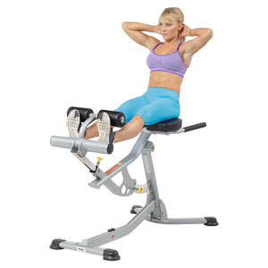 VIGFIT banc d'hyperextension réglable équipement de gymnastique à domicile Hyper <span class=keywords><strong>chaise</strong></span> <span class=keywords><strong>romaine</strong></span> bancs de musculation dos exercice abdominal - Product Image 5