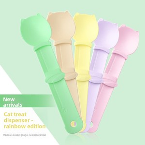 Cuillère distributrice à pression en forme de queue de chat pour pâté et purée de viande pour chats – Fournitures d'alimentation pour animaux de compagnie - Product Image 4