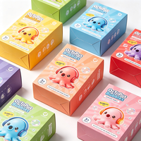 Boîte en carton blanc anti-écrasement pliable en 72h pour jouets, personnalisée en usine, en matériaux recyclés, portable, avec gaufrage, pour expédition rapide