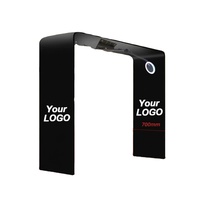 YPT Photomaton automatique 360° en alliage d'aluminium avec éclairage LED lumineux, télécommande, impression instantanée, compatibilité multi-appareils