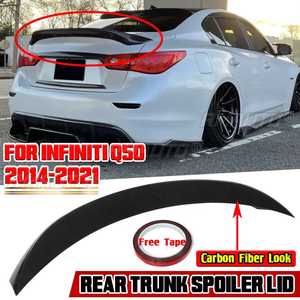 Aileron de coffre arrière ABS style RS pour Infiniti Q50 2014-2021 - Product Image 1