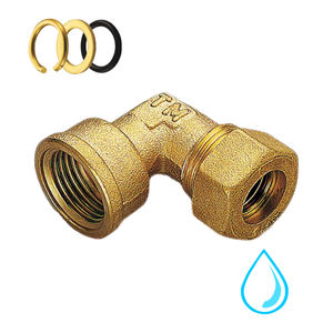 TIEMME Codo de junta tórica hembra de alta presión 22X3/4 pulgadas Mirilla de acero inoxidable Pegamento de ajuste de prensa suave ASTM 16mm 20mm 25mm - Product Image 3