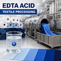 EDTA Acide Éthylène Diamine Tétracétique 99% Agent Chélatant Réactif de Traitement des Métaux Qualité Solide pour Cosmétiques et Détergents
