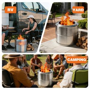 Brûleur à gaz naturel en acier inoxydable avec dôme, allumage manuel, design moderne, chauffage rapide réglable pour usage extérieur - Product Image 4