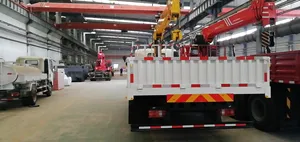 ساينو تراك HOWO RHD/LHD 4X2 10 طن شاحنة مع رافعة شاحنة لرفع الأدوات الثقيلة للبيع