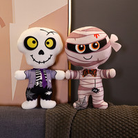 YIWUPOWER Peluches, Poupées Citrouilles, Figurines de Vampires et Squelettes, Coussins Décoratifs Amusants pour Halloween