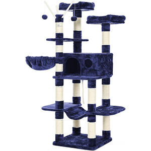 Tiragraffi per mobili da condominio <span class=keywords><strong>Cat</strong></span> Tree <span class=keywords><strong>Tower</strong></span> per gattini Pet House Play - Product Image 5