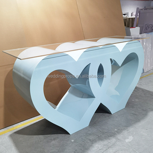 Lettera <span class=keywords><strong>blu</strong></span> <span class=keywords><strong>L</strong></span>-010 a forma di <span class=keywords><strong>amore</strong></span> Baby Shower tavolo ricevimento di nozze tavolo da esposizione Dessert - Product Image 1