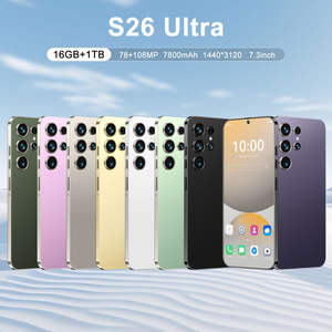 Teléfono Móvil S26 Ultra, Gran Oferta de Fábrica, 16GB+1TB, Android 15, Pantalla LED HD, 4G 5G, 6.9 Pulgadas, <span class=keywords><strong>Nuevo</strong></span>, 108MP, Español - Product Image 1