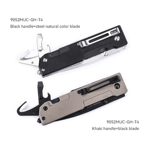 มีดพับอเนกประสงค์ <span class=keywords><strong>Sanrenmu</strong></span> 9052MUI-GV-T4 EDC รุ่นขายดี พร้อมที่เปิดขวด ที่ทุบกระจก สำหรับพกพาและกิจกรรมกลางแจ้ง - Product Image 4