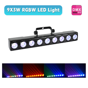 9*3 Wát Mini tường rửa LED ánh sáng RGBW 4in1 DJ <span class=keywords><strong>DMX</strong></span> kiểm soát Nhôm Cơ thể Đèn sân khấu cho KTV & khách sạn Trắng chùm phát thải - Product Image 4