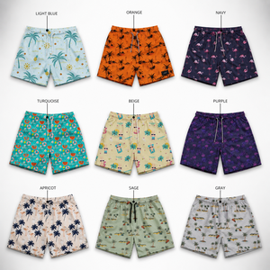 Custom High Quality Eco-friendly Waterproof Beach Shorts for <b>Men</b> Summer Shorts <b>Men's</b> Swimming <b>Trunk</b> - Product Image 1