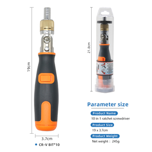 Portable 10-in-1 Bidirectional Ratchet <b>Screwdriver</b> Adjustable Angle Multi-Function <b>Set</b> MYJ Portable 10-in-1 Bidirectional Ratche - Product Image 2