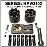 Kit de réparation hydraulique HPVO102 : Bloc-cylindres, plaque de soupape, plaque de liaison, bague de retenue, axe rainuré, ensemble de pistons HPVO102