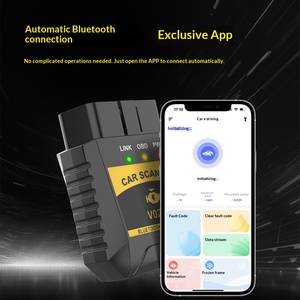เครื่องทดสอบวินิจฉัยรถยนต์ OBD2 เครื่องทดสอบแบตเตอรี่ ELM327 เครื่องอ่านโค้ดข้อผิดพลาด แอปบลูทูธ เครื่องสแกน OBD2 - Product Image 5