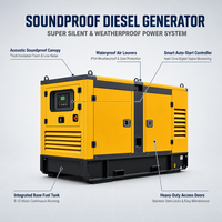 300kw groupe électrogène diesel moteur Cummins groupe électrogène de type silencieux pour alimentation de secours de centre