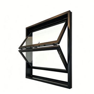 Fenêtre pliante verticale moderne en acier inoxydable, en alliage d'aluminium, étanche, insonorisée, coupe-vent, garantie 5 ans pour villas résidentielles - Product Image 1