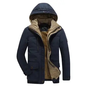 2024 inverno nuova giacca imbottita in cotone da uomo imbottita in pile spessa invernale calda e Casual imbottita in cotone di grandi dimensioni