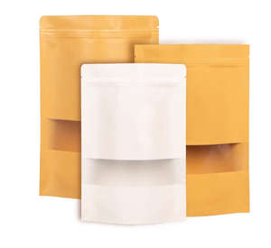 Bolsa de OPP Reutilizable de Alta Calidad, Personalizada, para Alimentos y Té, Gruesa, Impermeable, Sellada, con Ventana Esmerilada y Apertura Automática, para Envasado de Snacks - Product Image 1