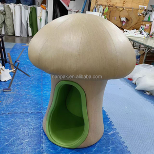 Casa de Juegos Infantil de Espuma con Diseño de Hongo, Equipo de Juego Interior para Niños Pequeños, Juguete para Trepar y Gatear para Cafeterías, Preescolares, Centros Comerciales y Fiestas - Product Image 3