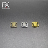 Hebilla de Metal de Aleación de Zinc de 10 mm para Traje de Baño, Tirantes de Ropa y Accesorios de Conexión para Maquillaje
