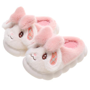 Hiver 2025 Chaussures décontractées pour enfants Femmes Lapin Cute Soft Bottom Warm Home Non-slip Baby Shoes Men's Boys' Version - Product Image 6