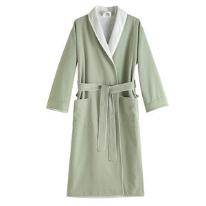 Personalizado al por mayor Hotel <span class=keywords><strong>Spa</strong></span> bata nueva llegada <span class=keywords><strong>de</strong></span> doble capa Albornoz grueso térmico pareja pijama Bata - Product Image 5