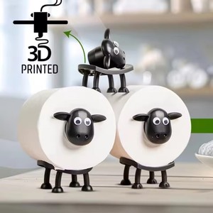 Sheep <b>Toilet</b> <b>Paper</b> Holder Tissue <b>Paper</b> Storage Shelf Free Standing Bathroom Set <b>Funny</b> <b>Toilet</b> <b>Paper</b> Holder Bathroom House Decor - Product Image 5