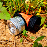 Lampe à Double perle haute puissance, Rechargeable T6 LED, lampe frontale de plongée sous-marine, lampe de poche Led, lampe frontale de plongée sous-marine