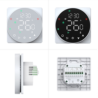 Thermostats intelligents WiFi Tuya 24V/220V pour unités de ventilation à bobine, contrôle à distance de la température, compatible Google Home Alexa
