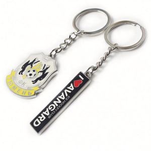 พวงกุญแจโลหะแบบกำหนดเองพร้อมโลโก้เคลือบ 2D/3D สำหรับของขวัญส่งเสริมการขาย - ขนาดปรับแต่งได้ - Product Image 3